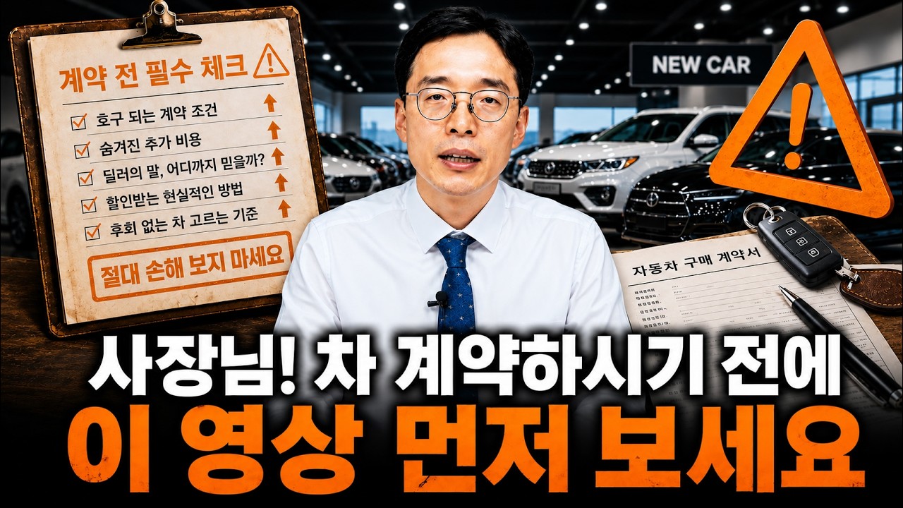 사업자 차량, 구입 vs 리스 vs 렌트 — 세금으로 보는 정답과 3가지 치명적 함정