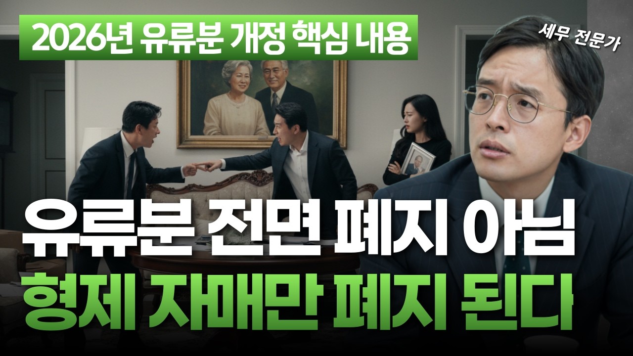형제자매 유류분 폐지, 가업승계 뭐가 달라지나 — 자녀 유류분은 그대로 유지